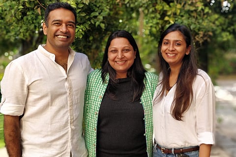 Kaustubh Khade, Namita Goel and Anushree Goenka are the co-founders of Spark Studio (Pictures: Spark Studio)