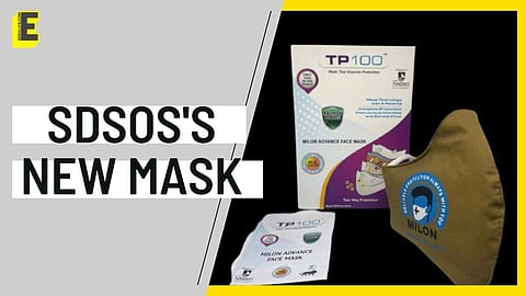 The battery operated mask is safe to use with mobiles and headphones(Pic: SDSOS)