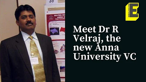 After years, Anna University finally gets a new Vice-Chancellor from within its ranks in Dr R Velraj