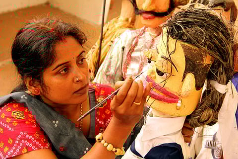 With puppets | (Pic: STEPARC)