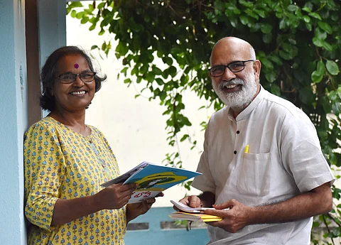 K Suresh and P Bhagyalakshmi | (Pic: S Senbagapandiyan)