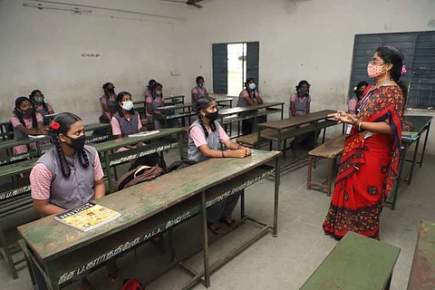 Students back to classrooms (Pics: Express)