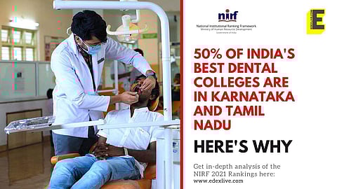 All dental colleges of Tamil Nadu featured in the list are located in the state capital | Pic: Edexlive