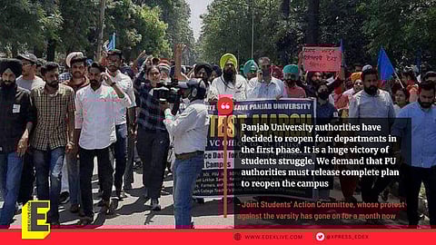 Joint Students' Action Committee is made up of eleven students organisations — ASA, SFS, NSUI, Y4S, SOI, ISA, AISA, PUSU, SFI, PSU Lalkaar and Sath