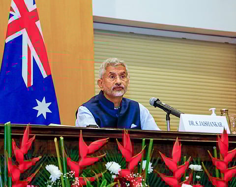 Foreign Secretary S Jaishankar assured students and parents that the issue of travel restrictions for Indian students abroad is being looked at on priority | Pic: PTI