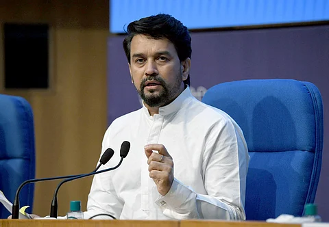 Union Minister of Youth Affairs and Sports Anurag Singh Thakur | Pic: PTI