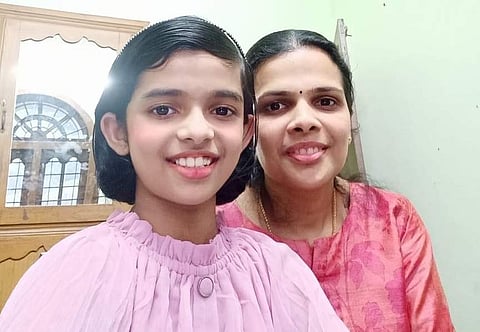 Lakshmi with her mother Sheni | Pic: Express