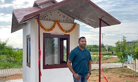 In April this year, Priyabrata, along with project partner Avik Roy and team, was awarded the patent for the technology | Pic: IIT-H