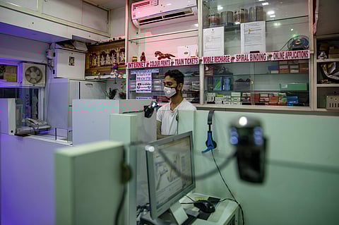 A photo of cyber cafe clicked by Shruti during her Cyberia project (Photos: Shruti Chamaria)