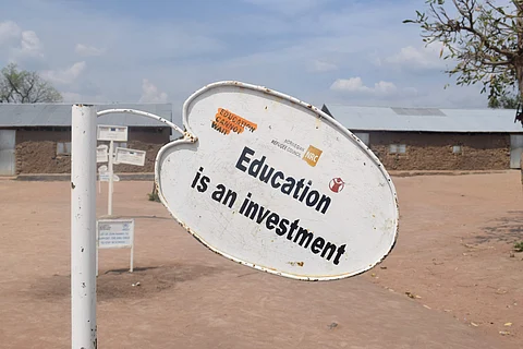 A school in a refugee settlement in Uganda, run by ECW | Pic: Wikimedia Commons