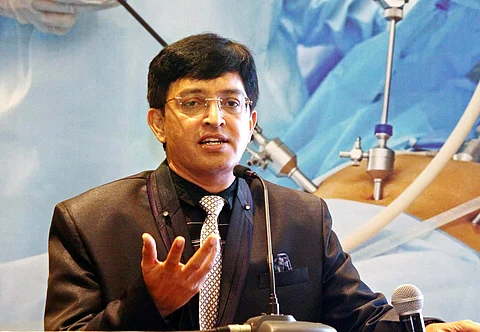 Tamil Nadu's Health and Family Welfare Department's Principal Secretary Dr J Radhakrishnan | Pic: Express