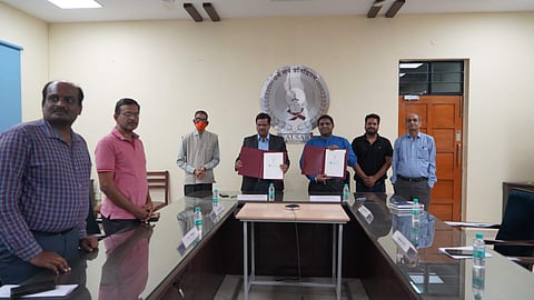MoU signed between NALSAR and IICA | (Pic credit: NALSAR)