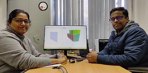 Dr Sandip Kumar Saha and Ms Yati Aggarwal from IIT Mandi | Pic: IIT Mandi