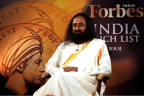 File photo of Sri Sri Ravi Shanker, founder, Art of Living | Pic: Express