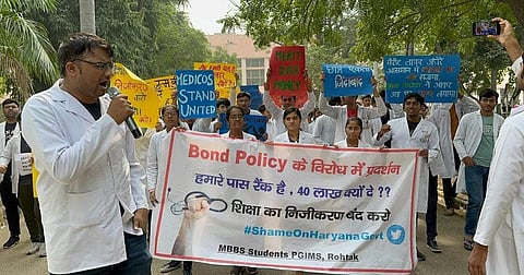 Image from the protests | Pic: Twitter