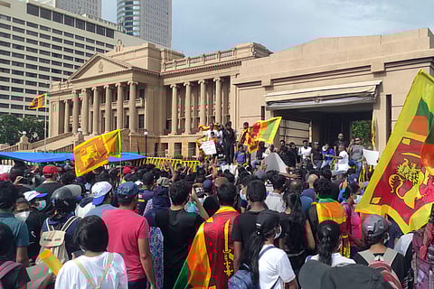 The economic crisis in Sri Lanka led to anti-government protests this year | Pic: Wikimedia Commons