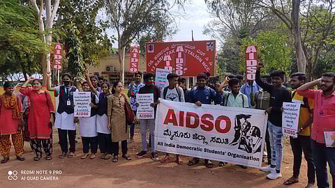 Image from the protest | Pic: Sourced