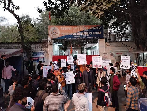 Image from the protests | Pic: Twitter
