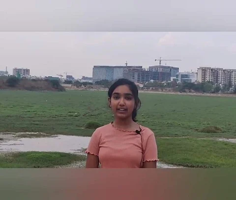Renee George at Lake Doddanekundi in Bengaluru | Pic: Sourced