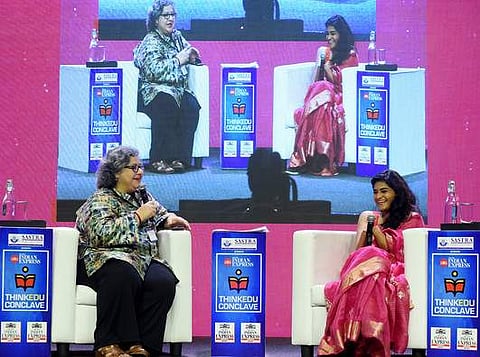 Kavree Bamzai in conversation with Malvika Iyer| Pic: TNIE