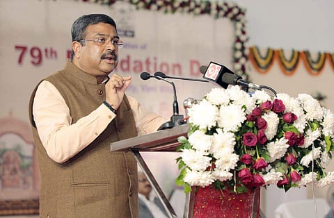 File photo of Union Minister for Education Dharmendra Pradhan | (Pic: Express)