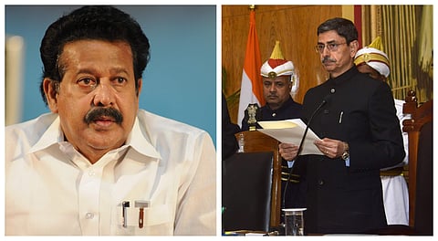 K Ponmudy, Minister of Higher Education, Tamil Nadu and Governor of Tamil Nadu RN Ravi | (Pic: Express)