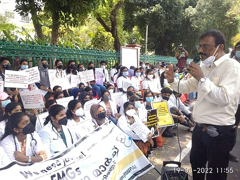 Foreign medical students at an earlier gathering | Pic: Sourced