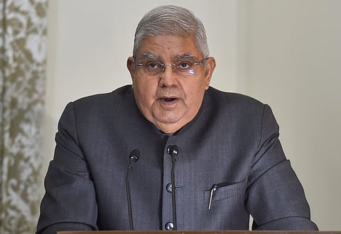 File photo of Governor of West Bengal Jagdeep Dhankhar | (Pic: PTI)