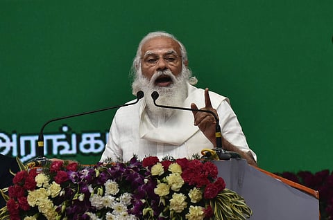 File photo of PM Modi | (Pic: Express)