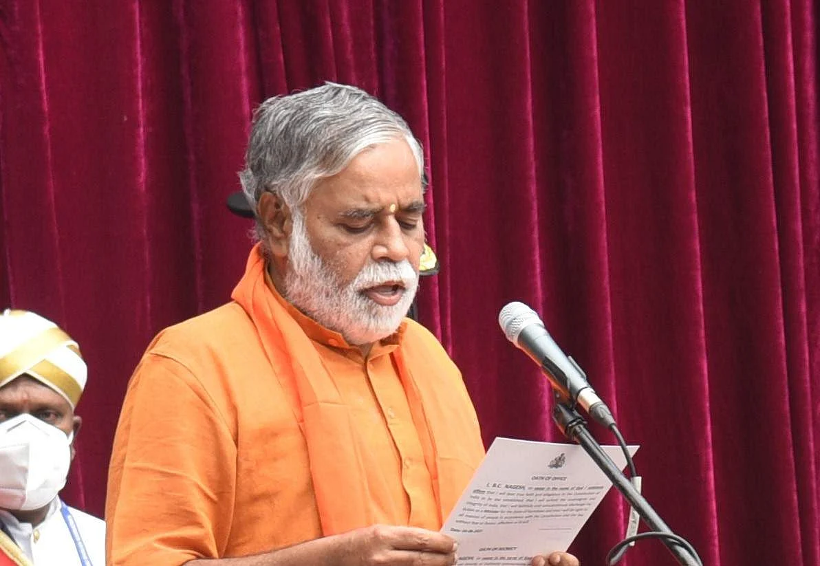 File photo of Education Minister BC Nagesh | (Pic: Express)