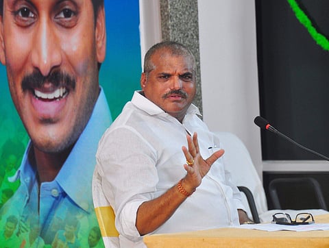 File photo of Minister Botcha Satyanarayana | (Pic: EdexLive)