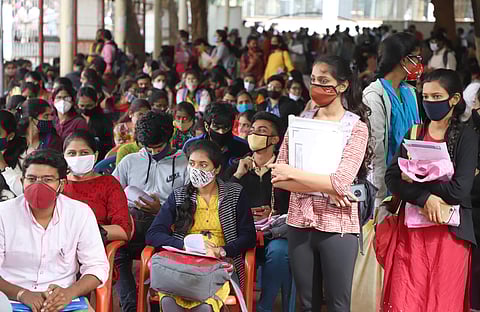 Representational image of CET aspirants | Pic: EdexLive