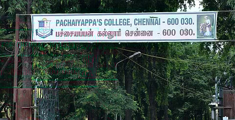File photo of Pachaiyappa College | (Pic: Express)