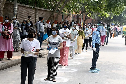 Students at an exam centre | Image for representational purpose only | (Pic: Express)