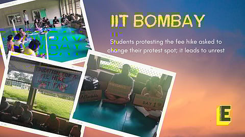 IIT Bombay fee hike protests | (Pic: Edexlive)
