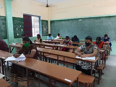 Students attending an exam | Image for representational purpose only | (Pic: Express)
