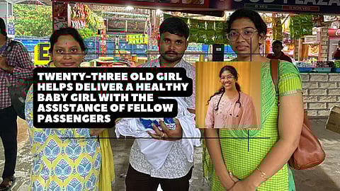 Final-year medical student deliver a healthy baby girl| Pic: EdexLive