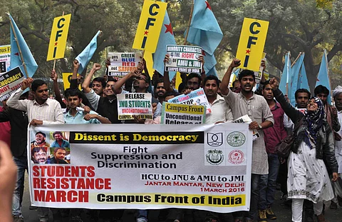 Image from a protest by CFI | Pic: EdexLive