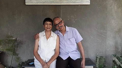 MS Neelakantan Iyer with Marie ma'am | (Pic: MS Neelakantan Iyer)