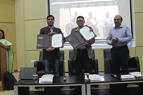 The documents were exchanged between the university and Infosys | Pic: Sourced