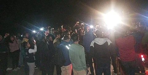 BBC documentary screening at JNU | (Pic: Sourced)