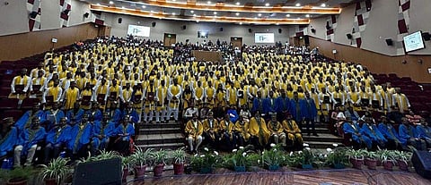 A picture of the graduates during the IIT Mandi's convocation