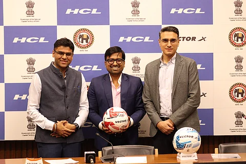 NCT Director of Education Himanshu Gupta, DSA President Anuj Gupta and HCL Director Shikhar Malhotra | (Pic: DoE, NCT)