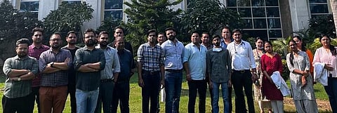 A picture from the strike shared by the UDFA members