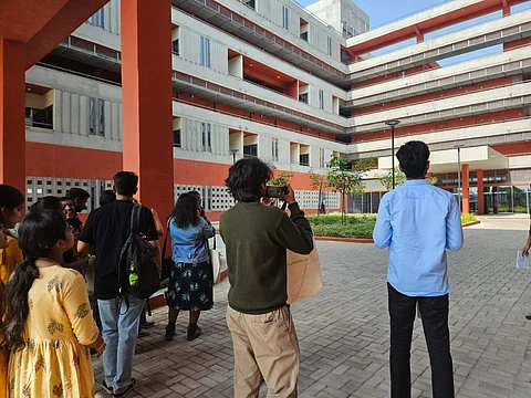 During the tour | (Pic: IIT Hyderabad)