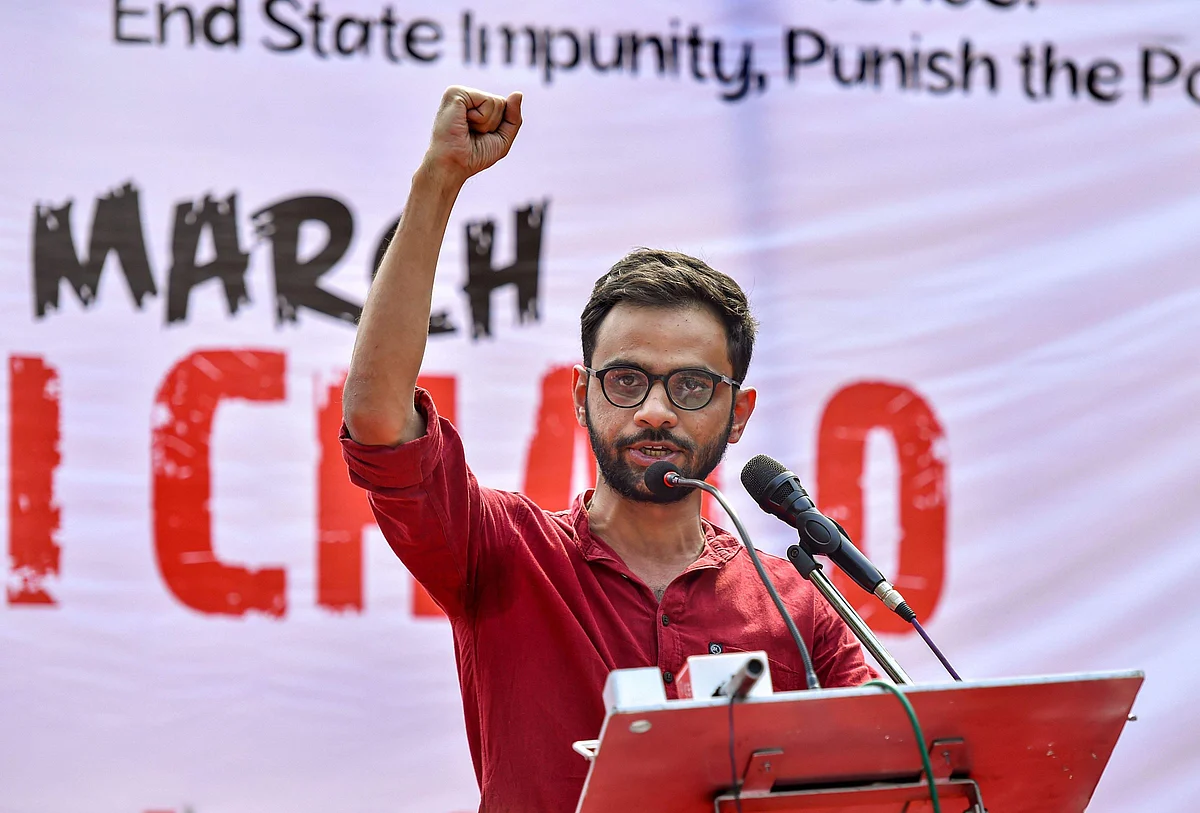 File photo of Umar Khalid | (Pic: PTI)