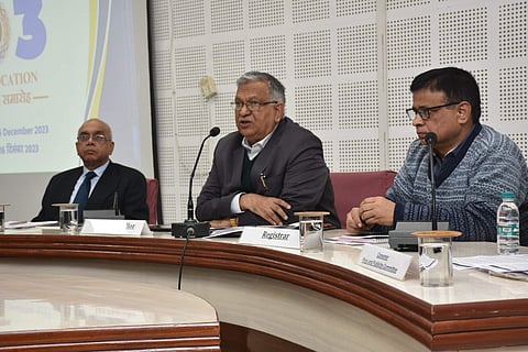 At the press conference | (Pic: BHU)