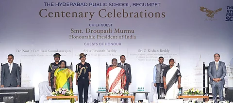 A picture from the centenary celebrations of HPS