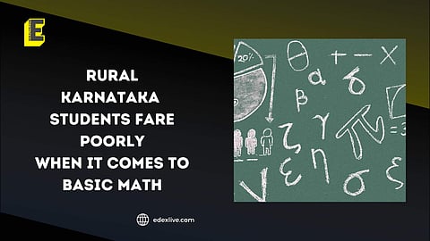 Basic Math learning in rural Karnataka | (Pic: EdexLive)