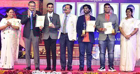 At the celebrations | (DAV Unit III Bhubaneswar)